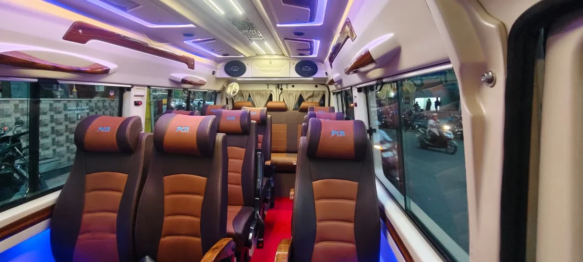9 Seater Interior